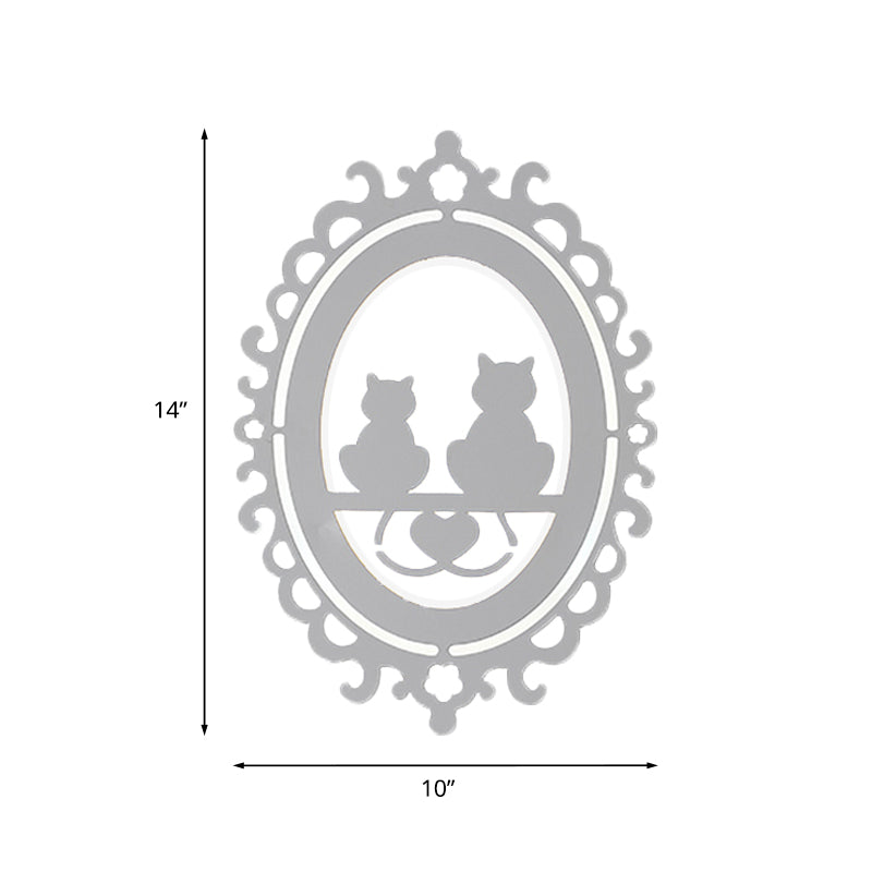 Éclairage mural de cuisine de chaton