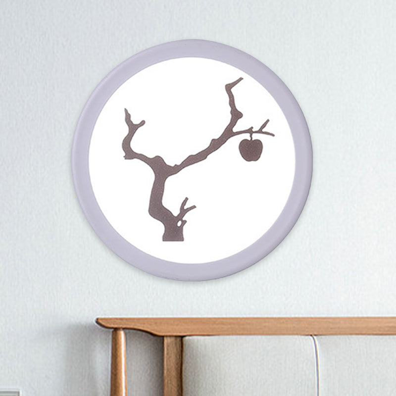 Lampe murale de chambre à coucher nue acrylique