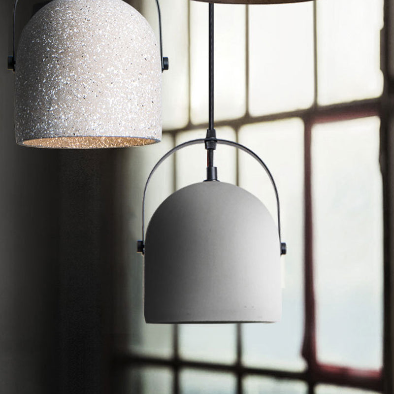 1 tête de ciment plafond lumière industriel style industriel