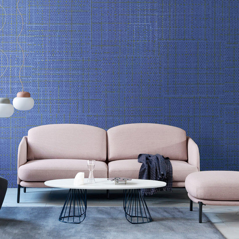 57,1 Quadratfuß. Minimalistische Tapetenrolle für die Heimdekoration mit strukturiertem Design in leuchtenden Farben