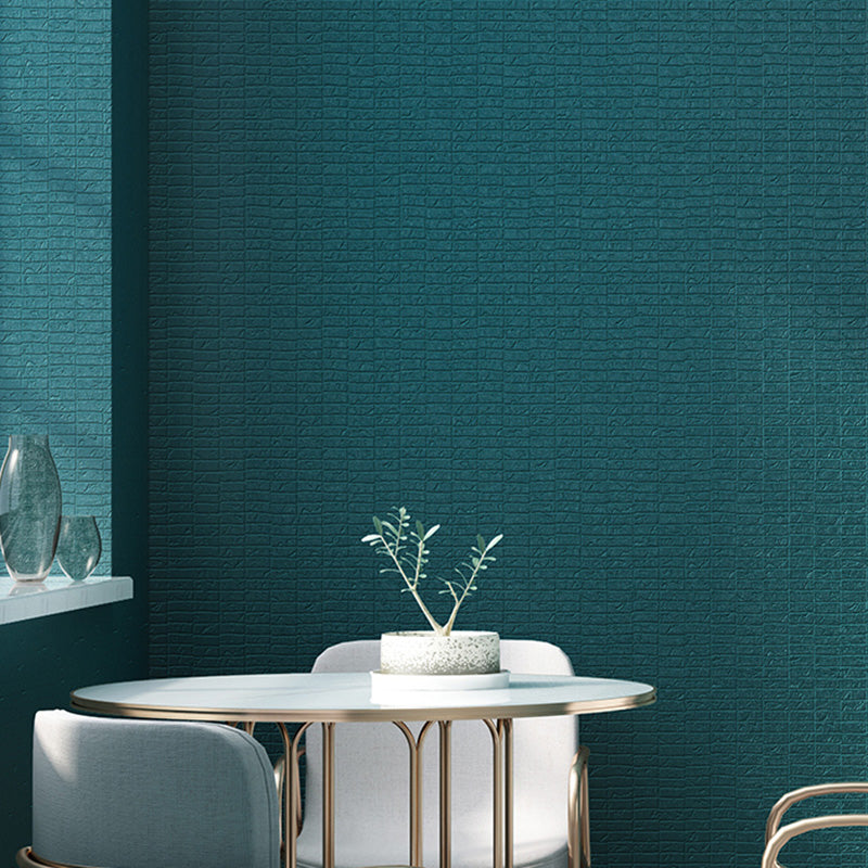Minimalistische behangrol in roosterwanddecoratie in natuurlijke kleuren, 33 voet x 20,5 inch