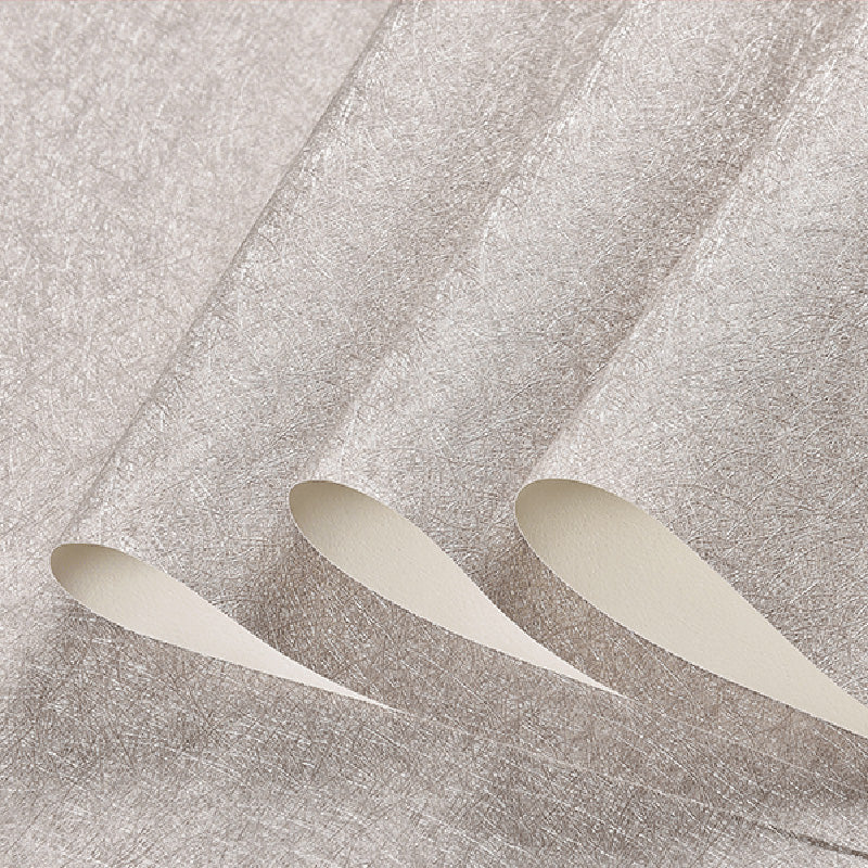 Moisture-Resistant Woven Wallpaper Roll Minimalist Wall Decor for Guest Room, 57.1 sq ft.