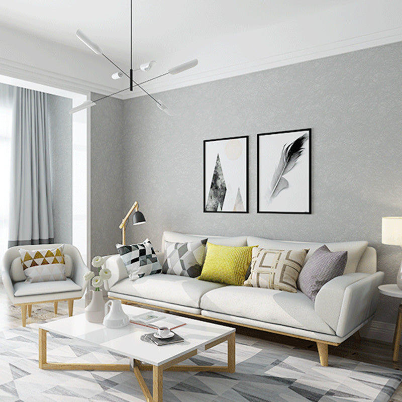 Distressed Design Wall Covering for Living Room Contemporary Wallpaper, 33-foot x 20.5-inch