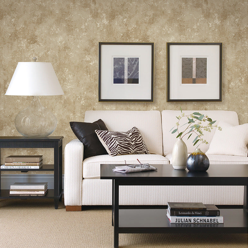 Nordic Plain Color Design Wallpaper for Living Room, 33'L x 20.5"W Wall Covering in Natural Color