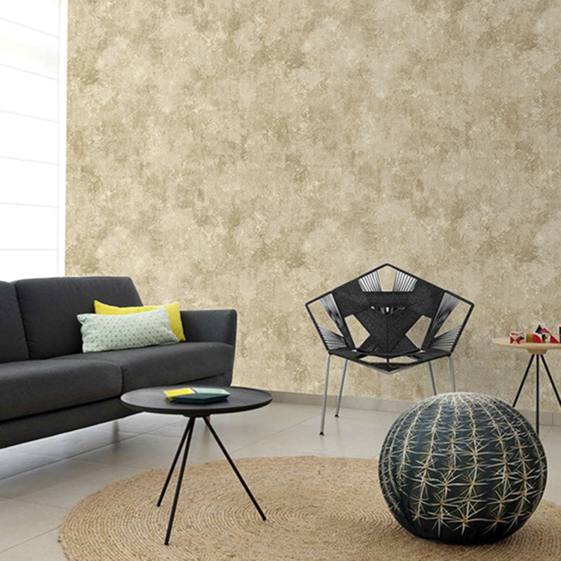 Nordic Plain Color Design Wallpaper for Living Room, 33'L x 20.5"W Wall Covering in Natural Color