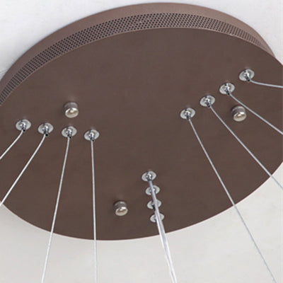 Acrylic Triangle LED Drop Pendant Contemporary 2/3/4-Light Ceiling Chandelier in Warm/White Light