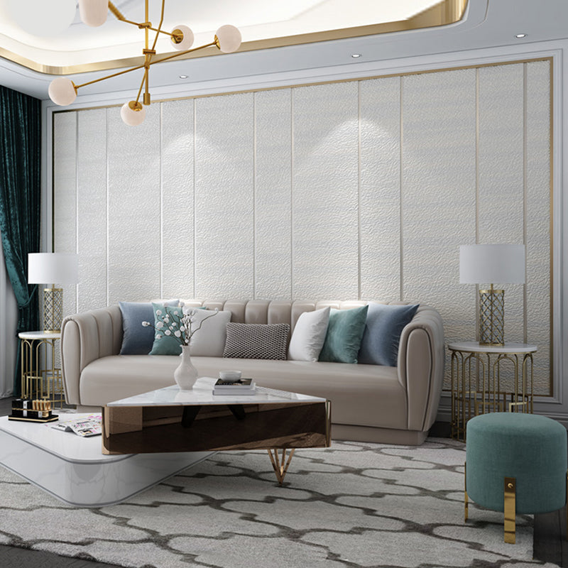 Modern Dark Color Flock Wallpaper Glitter Solid Moisture-Resistant Wall Covering for Living Room