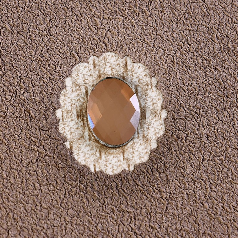 Rhombus 33' x 20.5" Wallpaper Dark Color Textured Moisture-Resistant Wall Art with Decorative Diamond