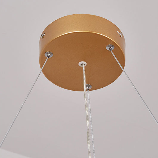 Lampatto a sospensione a sfera di vetro trasparente Light Light Modern 25/45 Luci a sospensione dorata per soggiorno