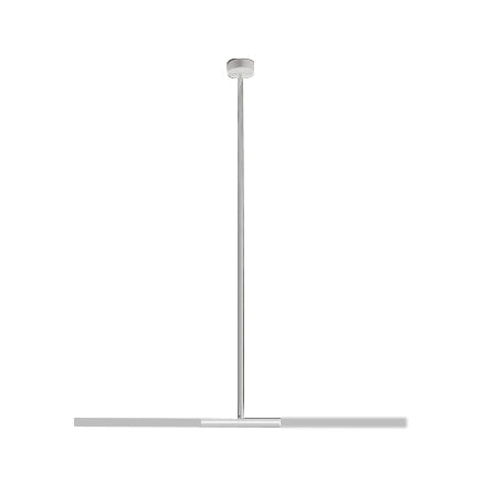 Lampadario tubolare acrilico moderno moderno 2/4/6 luci in bianco/nero/oro a soffitto in luce calda/bianca