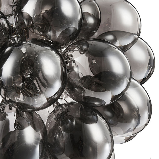 Negozio di stoffa a sospensione in vetro leggero una luce creativa moderna leggera