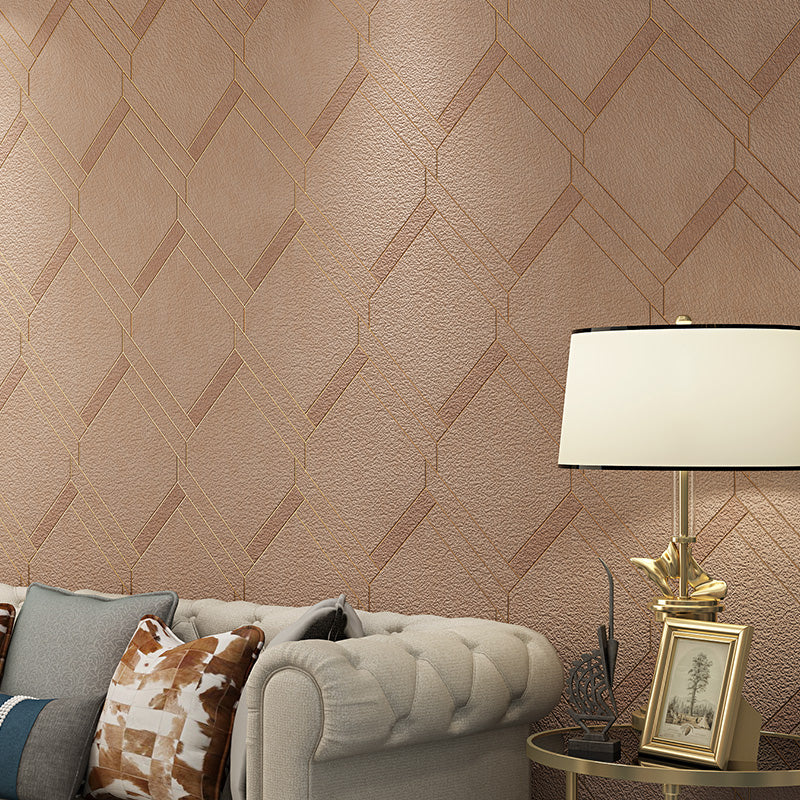 Matrix 57.1-sq ft Wallpaper Roll Pastel Color Textured Moisture Resistant Wall Art for Bedroom