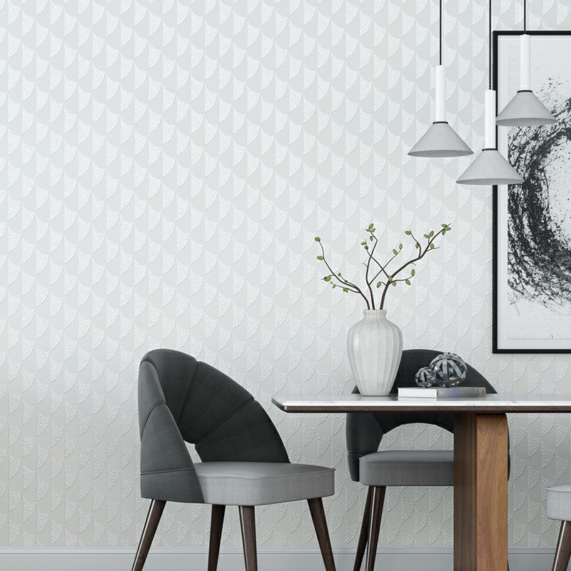 Minimalistisch vliesbehang in zachte kleuren, halfglanzend mozaïek, vochtbestendig wanddecoratie