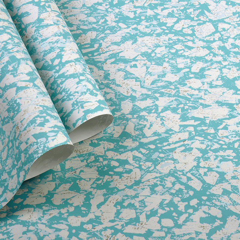 Modern Tie Dye Abstract Wallpaper Soft Color Unpasted Wall Covering for Home Decor