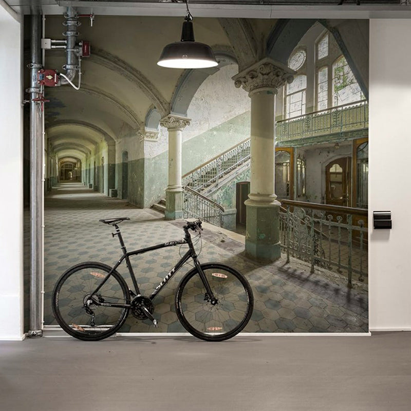 Photography Manor Hallway Wall Murals Full Size Wall Decor for Dining Room, Custom Size