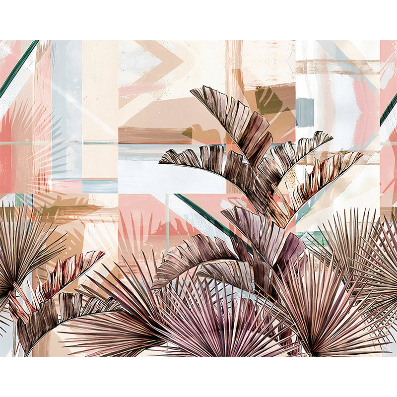 Banana Leaf Murals Tropical Moisture Resistant Loft House Wall Covering, Made to Measure