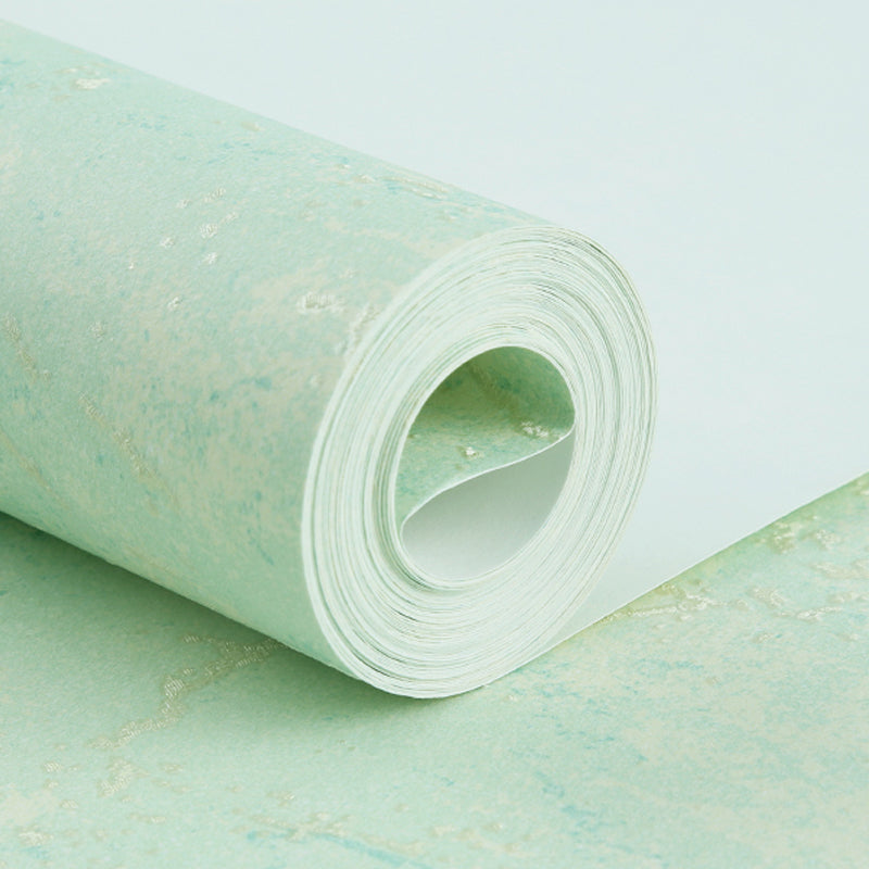 Minimalist Marble Wallpaper Roll Soft Color Moisture Resistant Wall Art for Bedroom