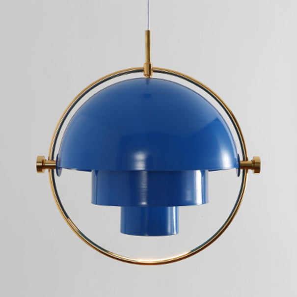 Metall gedrehte Anhängerbeleuchtung im modernen Stil 1 hellschwarz/weiß/gold hängendes Licht