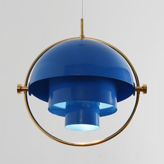 Metall gedrehte Anhängerbeleuchtung im modernen Stil 1 hellschwarz/weiß/gold hängendes Licht