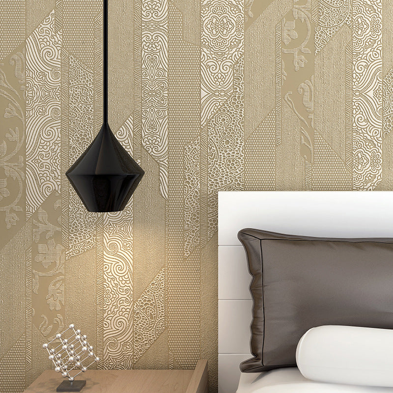 Non-Woven Unpasted Wallpaper Bohemia Abstract Wall Covering for Bedroom Decoration