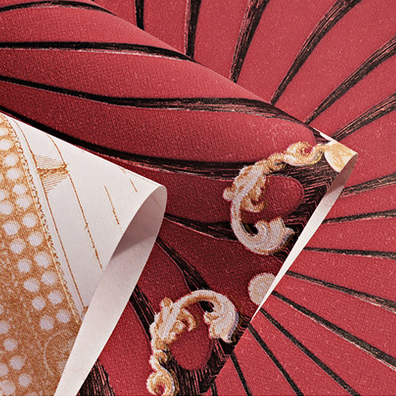 Boho-Chic Geo Lattice Wallpaper Roll Bright Color Moisture Resistant Wall Art for Accent Wall