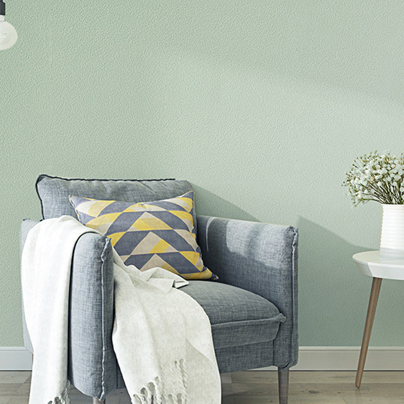 Non-Woven Material Wallpaper Solid Textured Surface Wall Covering for Accent Wall