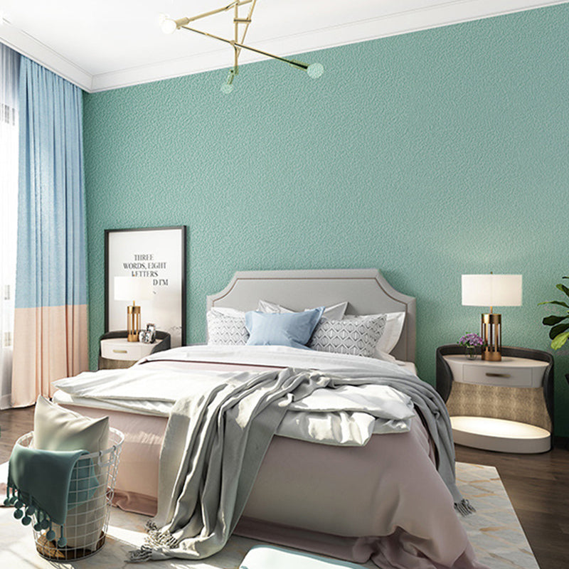Non-Woven Material Wallpaper Solid Textured Surface Wall Covering for Accent Wall