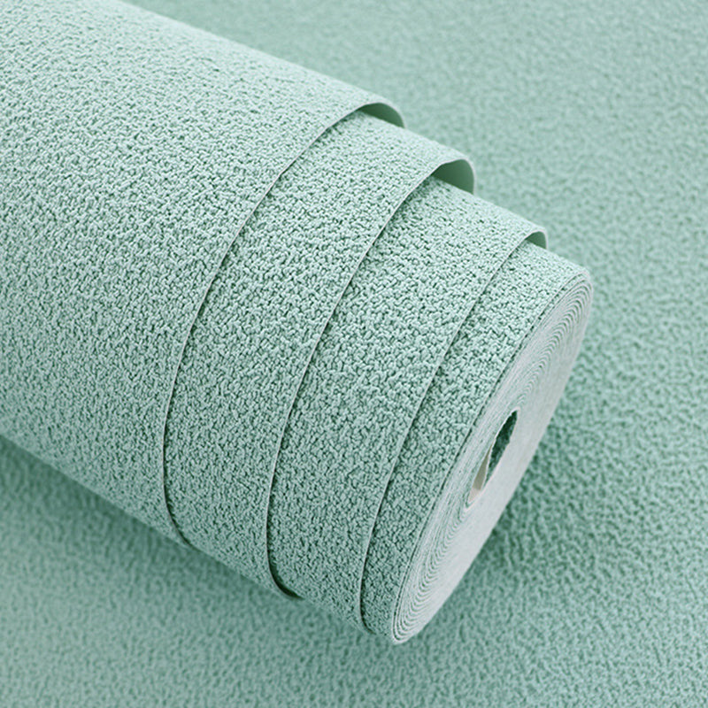 Non-Woven Material Wallpaper Solid Textured Surface Wall Covering for Accent Wall