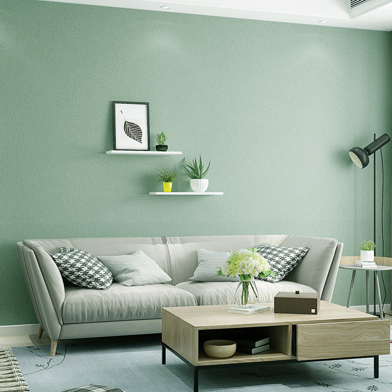 Non-Woven Material Wallpaper Solid Textured Surface Wall Covering for Accent Wall