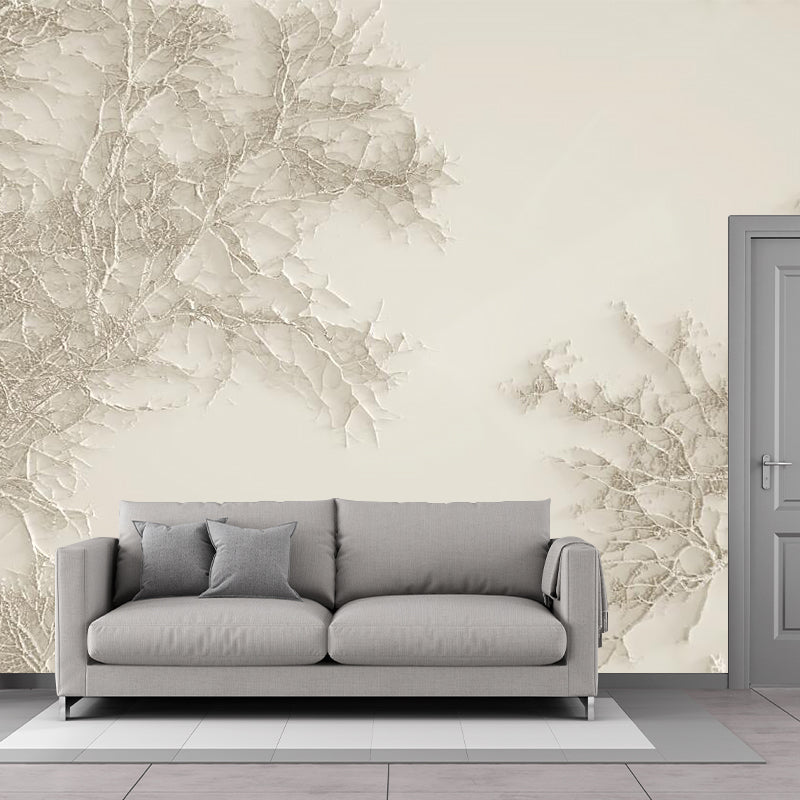 Brown Vine of Tree Murals for Wall Waterproofing Contemporary Home Wall Covering