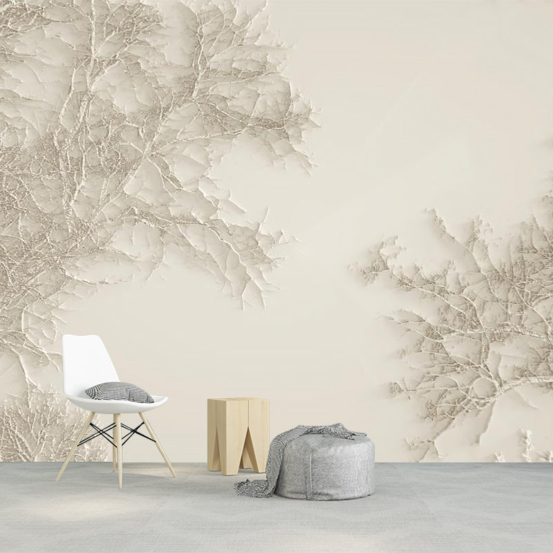 Brown Vine of Tree Murals for Wall Waterproofing Contemporary Home Wall Covering
