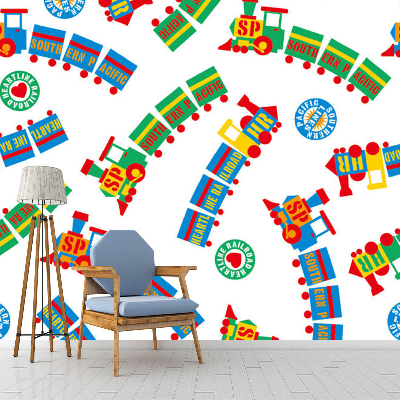 Waterproof Murals for Wall Kids Style Non-Woven Fabric Wall Art, Customize Size Available