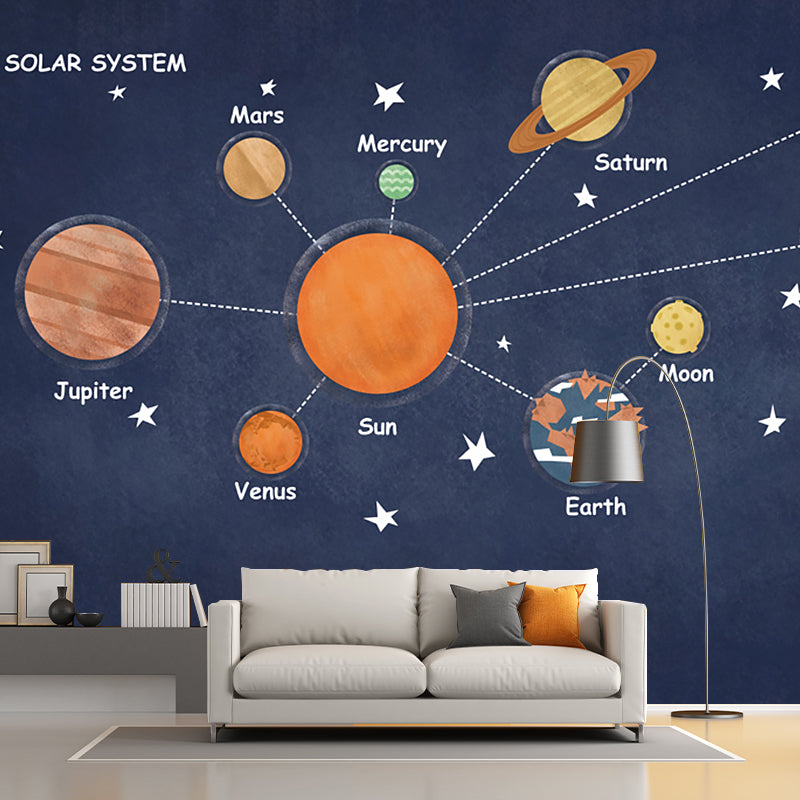 Cool Outer Space Murals Wallpaper for Boys Bedroom Stars Wall Art, Made to Measure