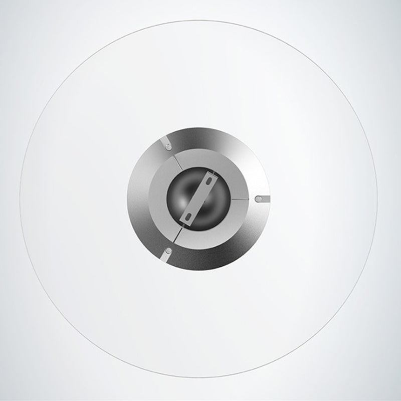 Duidelijke schijf drop hanger eenvoud led acryl hangend plafondlicht voor eetkamer