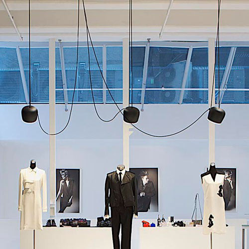 Metal Swag Pendant Light Kit Modern 3/4 Heads Hanging Pendant Light in Black/White with Adjustable Cord