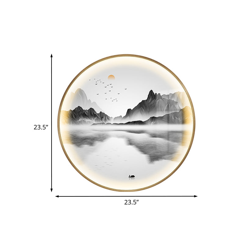 ASIA STYLE ROUND MALAT MUR MURD LED LED MUR MURURE