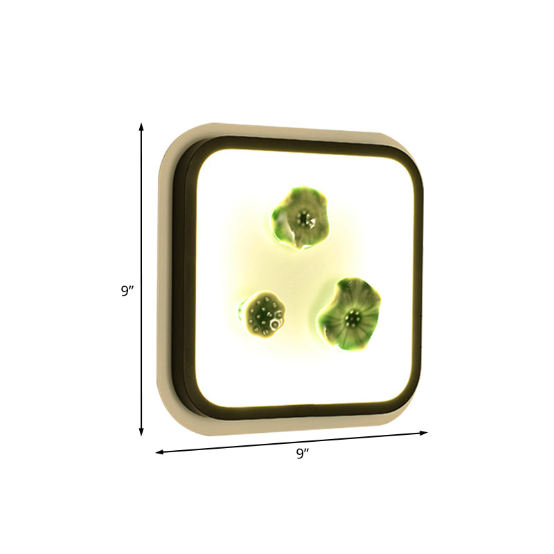 LAMPRE MUR MURME BLANCE ET NOIR BLANC MURME MURME LED LED LED PORCELAINE MONTRE MONTRE