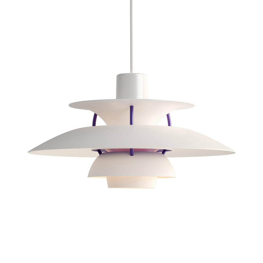 3 Layers Pendant Light with Flared Shade Macaron Style Aluminum 1 Light Black/Gray Hanging Lamp, 12"/16" Wide