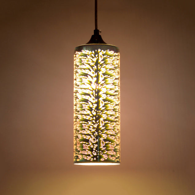 Sombra de vidrio ligero de mini colgante contemporáneo de orbe Lámpara colgante de una cabeza para Bar Cafe