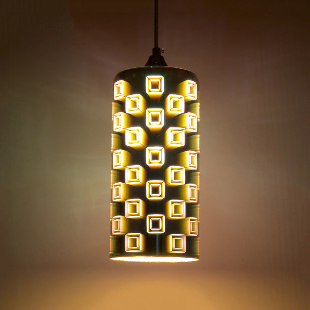 Sombra de vidrio ligero de mini colgante contemporáneo de orbe Lámpara colgante de una cabeza para Bar Cafe