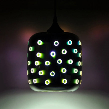 Orbe contemporain mini pendentif clair de verre léger une tête suspendue à la tête pour le café