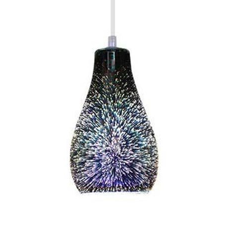 Sombra de vidrio ligero de mini colgante contemporáneo de orbe Lámpara colgante de una cabeza para Bar Cafe