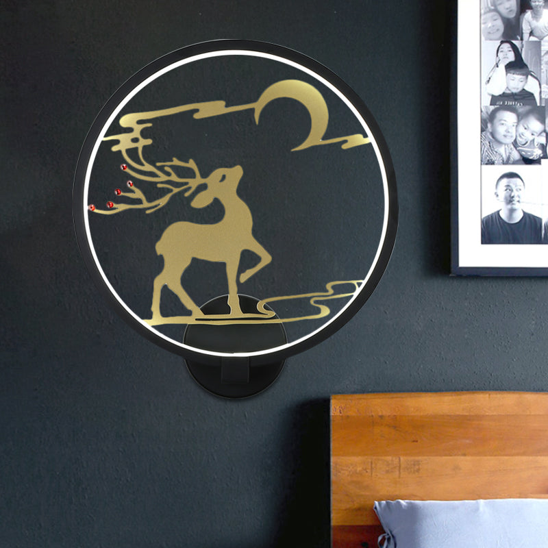 Style modernisme Éclairage mural en métal rond LED MUR MURAL LUMINATE