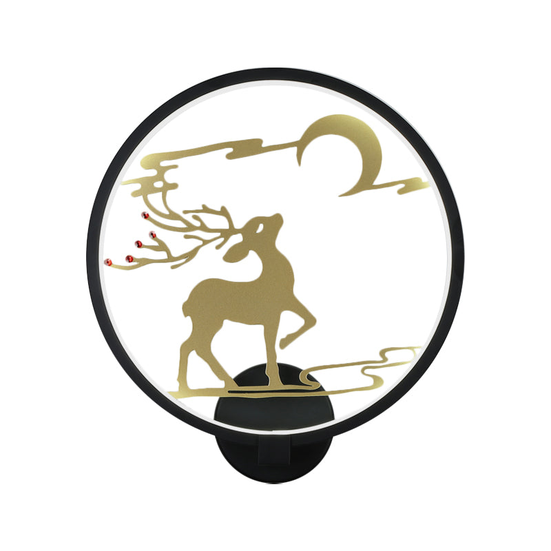 Style modernisme Éclairage mural en métal rond LED MUR MURAL LUMINATE