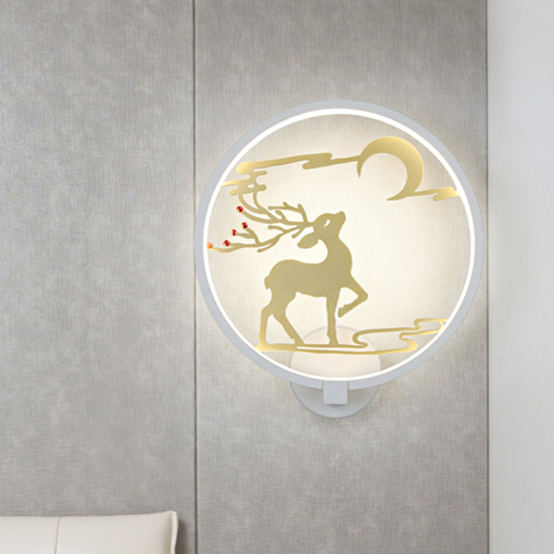 Style modernisme Éclairage mural en métal rond LED MUR MURAL LUMINATE