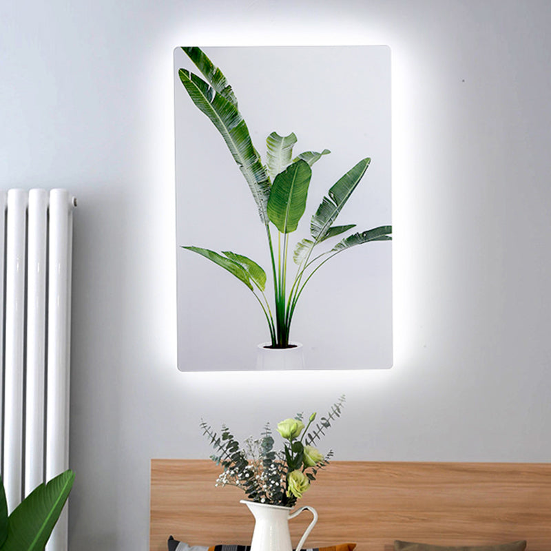 Green et blanc Rectangle Mur Mural Lampe simplicité LED IDEAU ÉCLAINE DE MUR ACRYLI