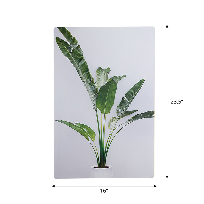 Green et blanc Rectangle Mur Mural Lampe simplicité LED IDEAU ÉCLAINE DE MUR ACRYLI