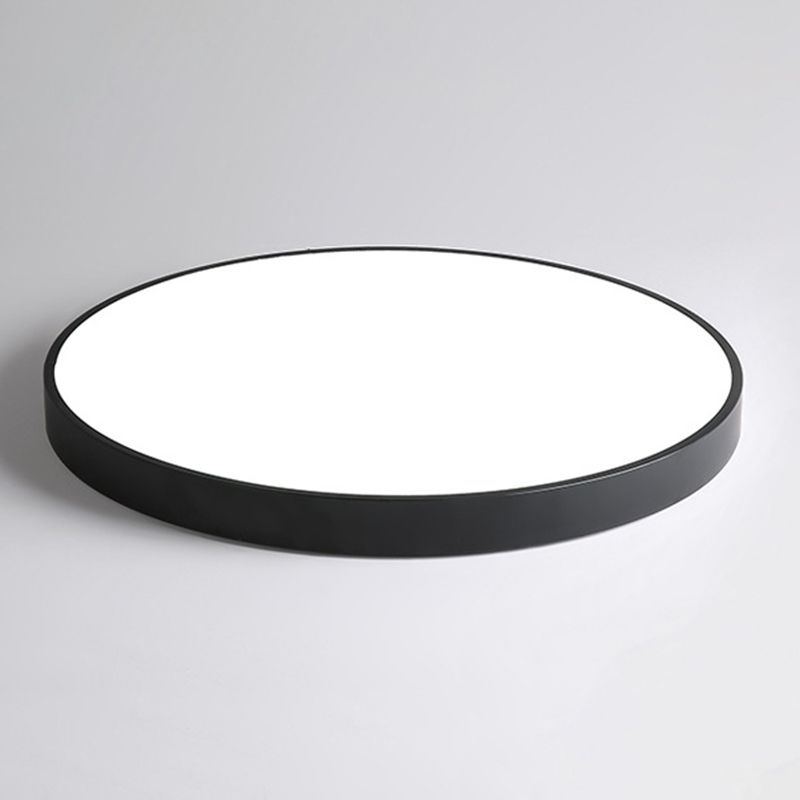 Modern Simple Style Acrylic Flush Mount Lights Round Shape 1 Light Ceiling Lamp for Bedroom