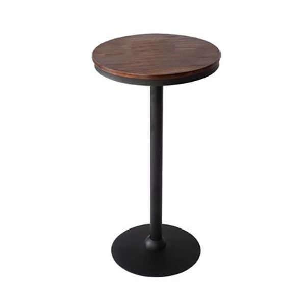 Industrial Wood Bar Table Set 1/2/3/4/5 Pieces Fixed Counter Set