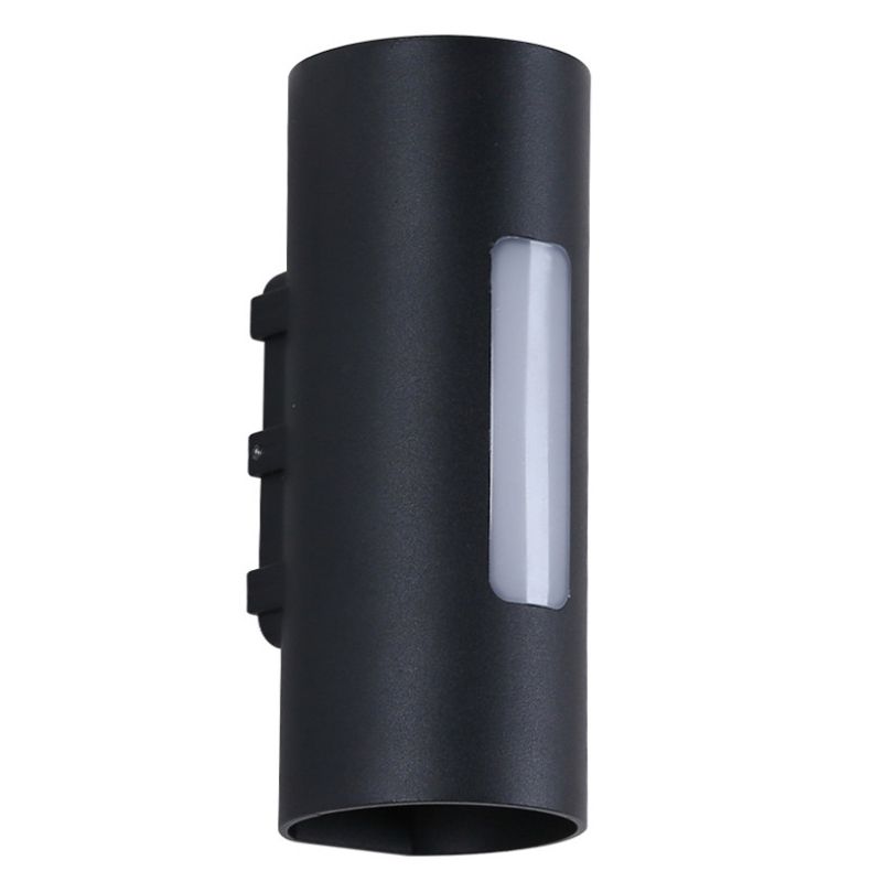 Cylinder Aluminum Wall Light Minimalism 2-light Wall Sconce for Hallway